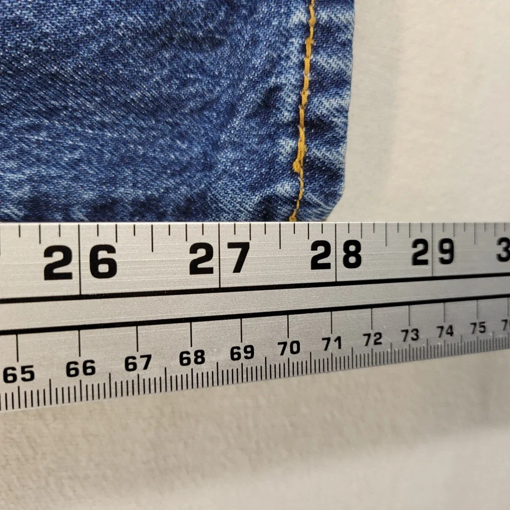 Levi's 501 Original Fit Jeans Mens 38x29 Blue Straight Leg Button Fly Denim